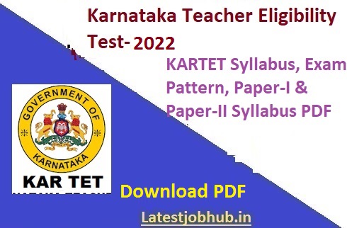 Karnataka TET Syllabus 2022