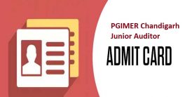PGIMER Junior Auditor Exam Date & Admit Card 2022