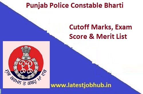 Punjab Police Constable Cut off Marks 2022
