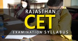 Rajasthan CET Syllabus 2022