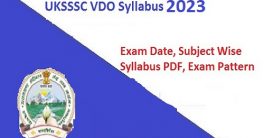 UKSSSC Gram Vikas Adhikari Syllabus