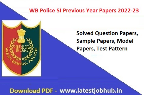 WB Police SI Previous Year Papers 2022-23