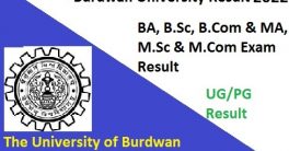 Burdwan University Result 2023