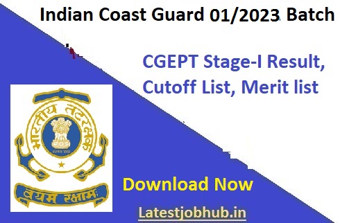 Indian Coast Guard Navik Result 2022