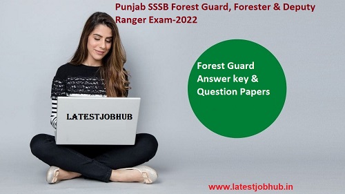 PSSSB Forest Guard Answer key 2022