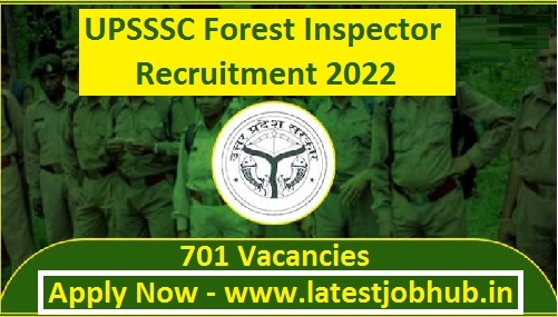 UPSSSC Forest Inspector Recruitment 2022