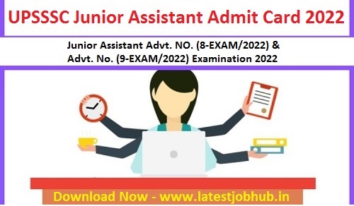 UPSSSC Junior Assistant Admit Card 2022