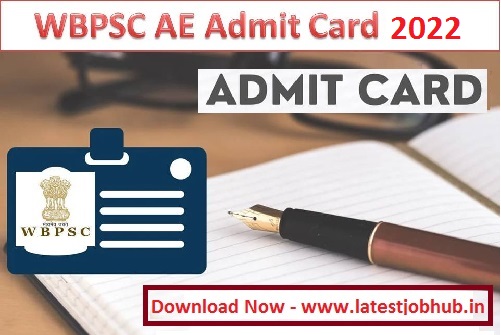 WBPSC Assistant Engineer Admit Card 2022