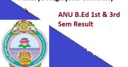 ANU B.Ed Result 2023