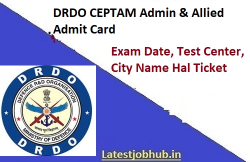 DRDO Admin Allied Hall Ticket