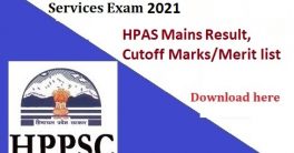 HPPSC HPAS Result 2022