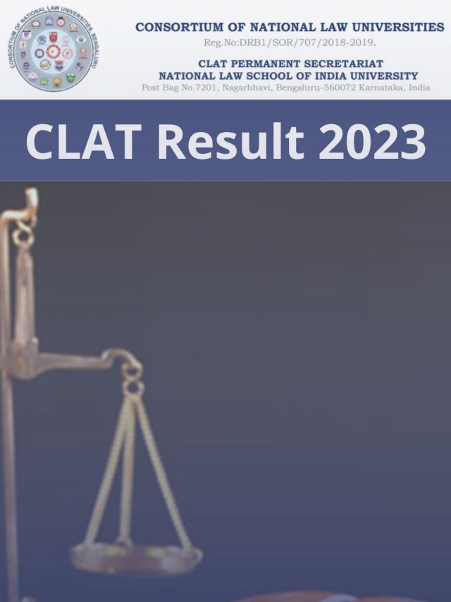 CLAT Result 2023 – NLU Common Law Admission Test Score