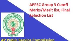 APPSC Panchayat Secretary Result 2023
