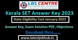 Kerala SET Exam Solution PDF