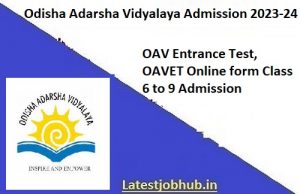 OAVS Application Form 2024 Class 6 To 9 Admission Link Out