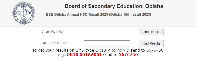 BSE Odisha 10th Result 2023 