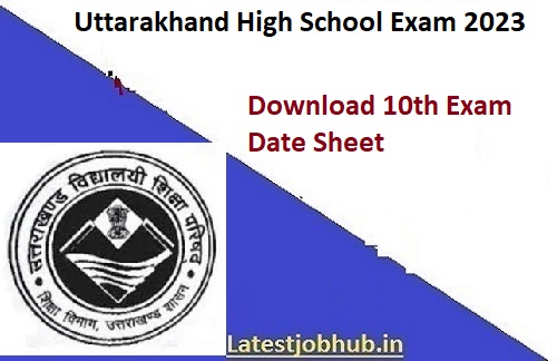 UBSE High School Time Table 2024
