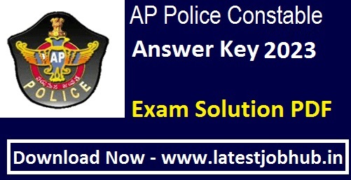 AP Police Constable Answer Key 2023