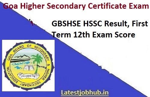 Goa Board 12th Exam Result