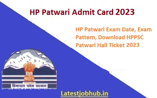 HP Patwari Admit Card 2023