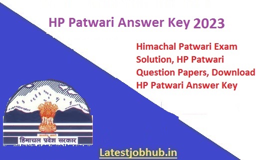 HP Patwari Answer Key 2023