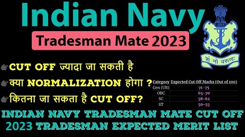 Indian Navy Tradesman Mate Cut off Marks 2023