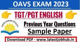 OAVS Previous Year Papers 2023