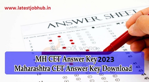 MHT CET Answer Key 2023