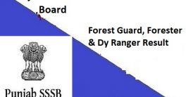 Punjab SSSB Forester Result