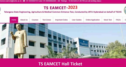 Telangana EAMCET Admit Card