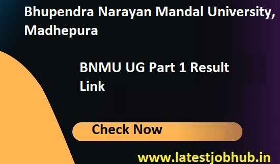 BNMU UG 1st Year Result