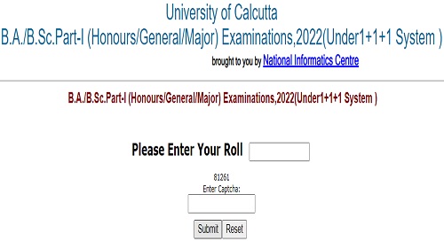 Calcutta University Result 2023 