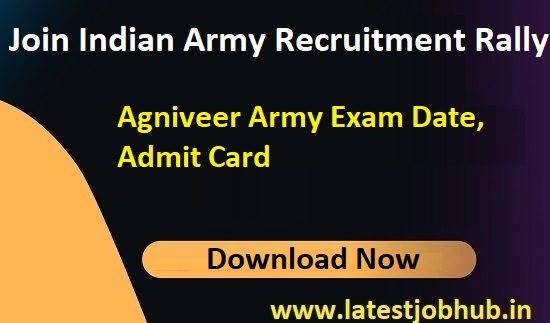 Army Agniveer Bharti Rally Call letter