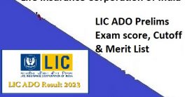 LIC ADO Exam Merit List