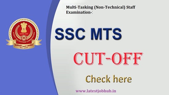 SSC Multi Tasking Staff Cutoff