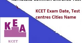 Karnataka CET Exam Cities List