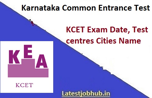 Karnataka CET Exam Cities List