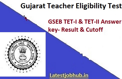 Gujarat TET Paper 1 & 2 Result