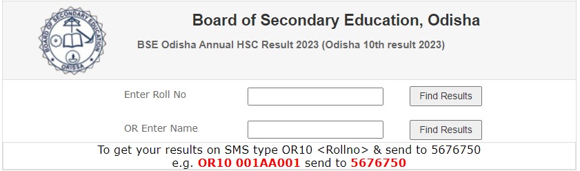 Odisha Annual HSC 10th Result 