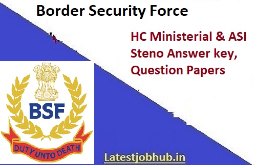 BSF HC Ministerial Answer key