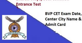 BVP CET Law Hall Ticket