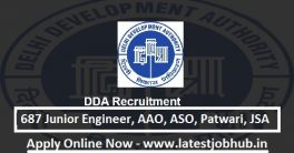 DDA Junior Engineer Recruitment