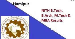 NITH Hamirpur Result