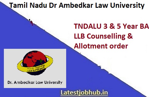 TN Law University Admission Result