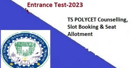 TS POLYCET Slot Booking Seat allotment