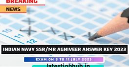 Agniveer Navy SSR MR Answer key