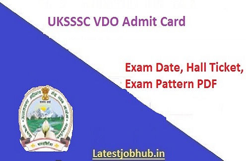 UKSSSC Gram Vikas Adhikari Hall Ticket