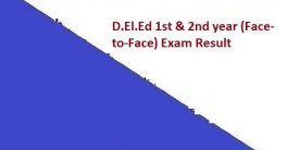 BSEB D.El.Ed Face to Face Result