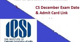 ICSI CS Executive Admit Card