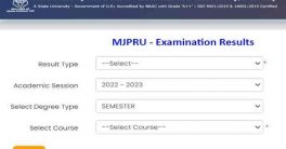 MJPRU BA Result 2023